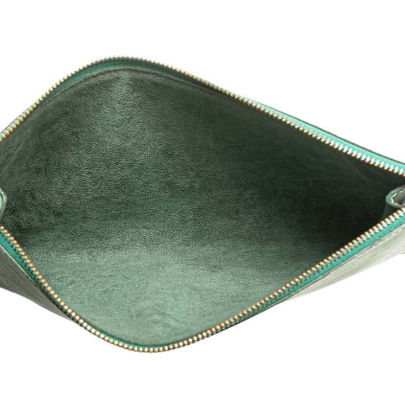 Louis Vuitton Epi Pochette Accessoires Green Leather Good condition - Model View
