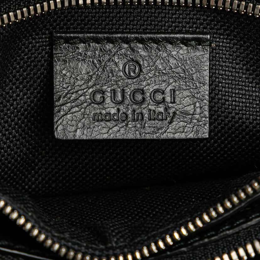 Gucci Calfskin Morpheus Double Zip Belt Bag Black Leather Good condition - Box View