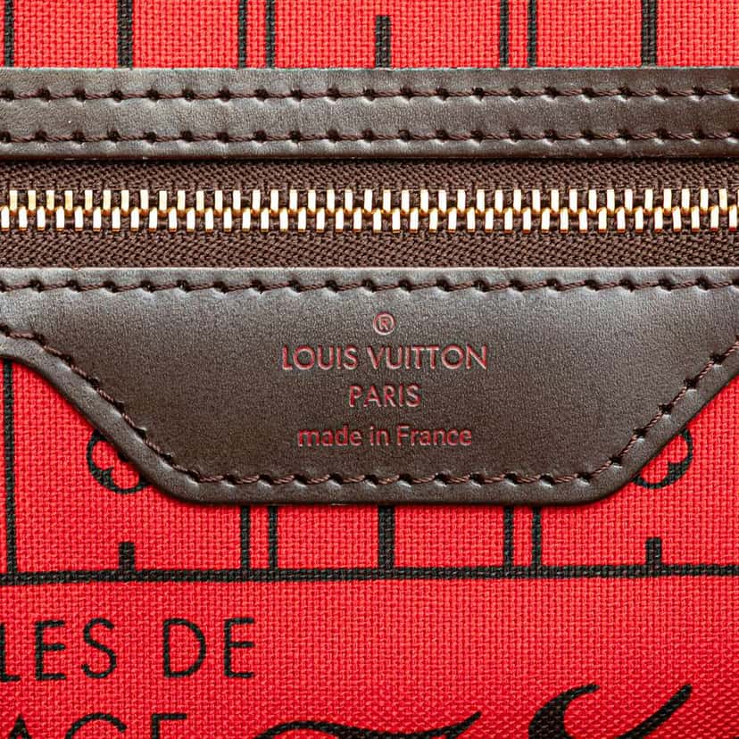 Louis Vuitton Damier Ebene Neverfull PM Brown Canvas Good condition - Box View