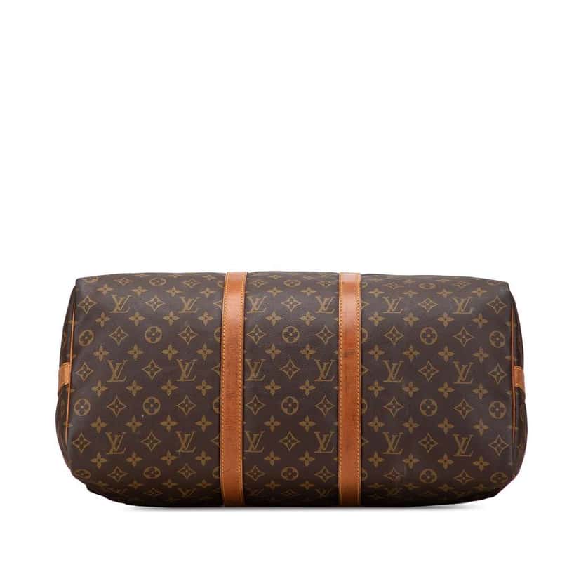 Louis Vuitton Monogram Keepall Bandouliere 50 Brown Good condition - Inside View
