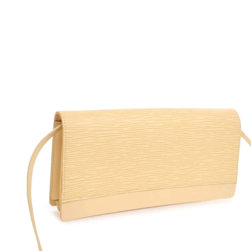 Louis Vuitton Epi Honfleur Yellow Leather Good condition - Back View