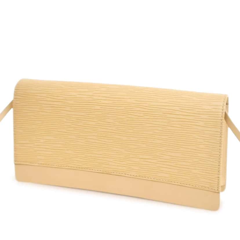 Louis Vuitton Epi Honfleur Yellow Leather Good condition - Inside View