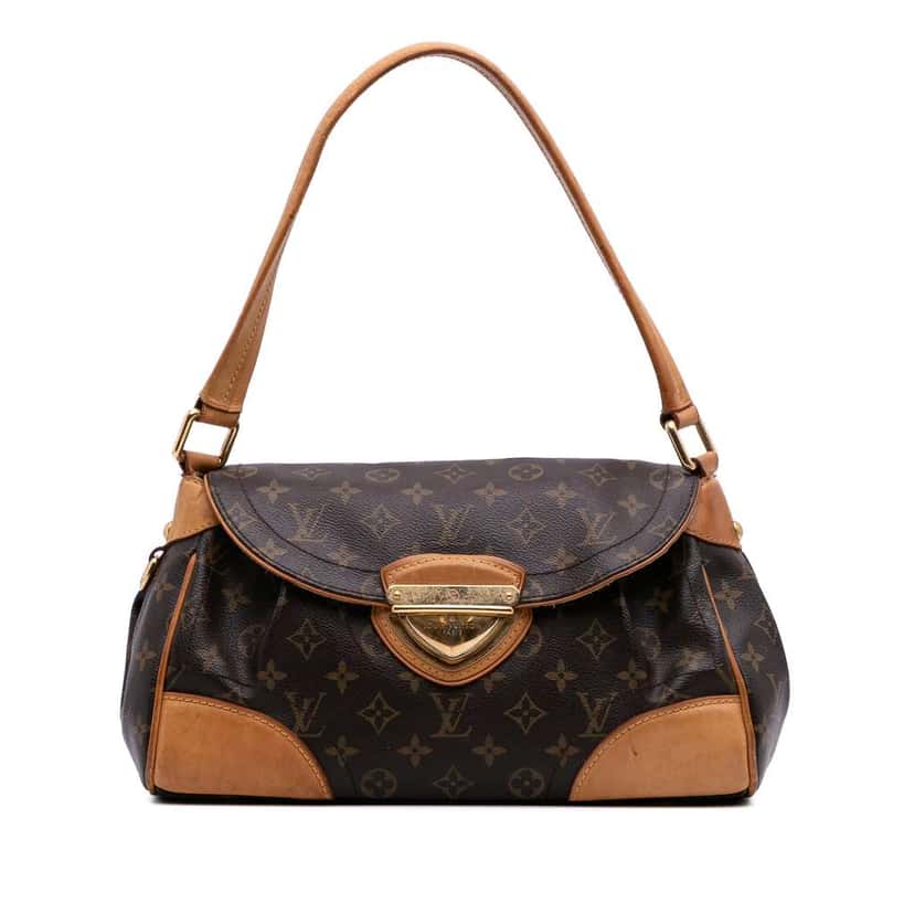 Louis Vuitton Monogram Beverly MM Brown Canvas Good condition - Front View