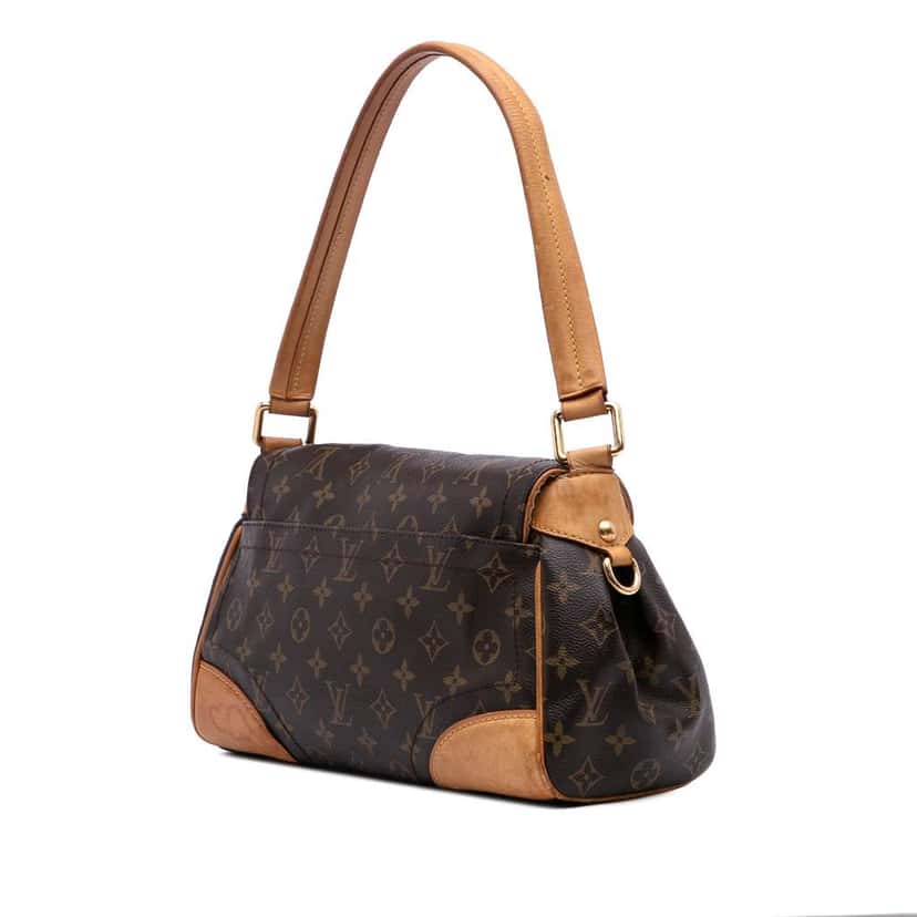 Louis Vuitton Monogram Beverly MM Brown Canvas Good condition - Back View