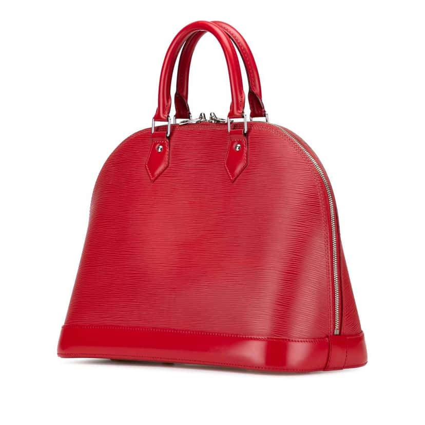 Louis Vuitton Epi Alma MM Red Leather Good condition - Back View