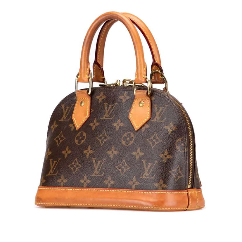 Louis Vuitton Monogram Alma BB Brown Good condition - Back View