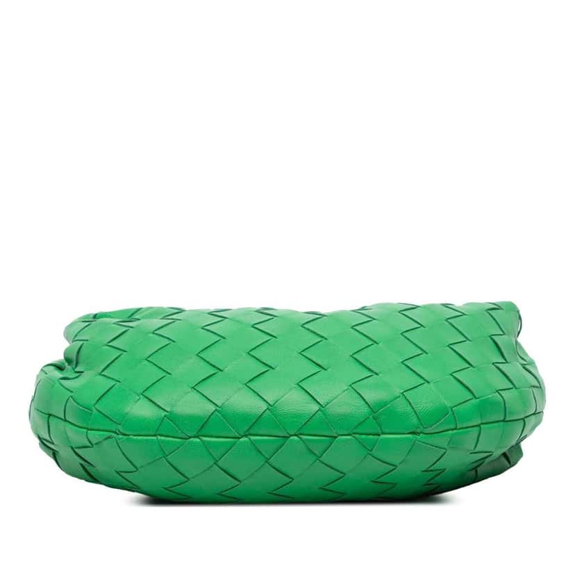 Bottega Veneta Mini Nappa Intrecciato Jodie Green Leather Good condition - Inside View