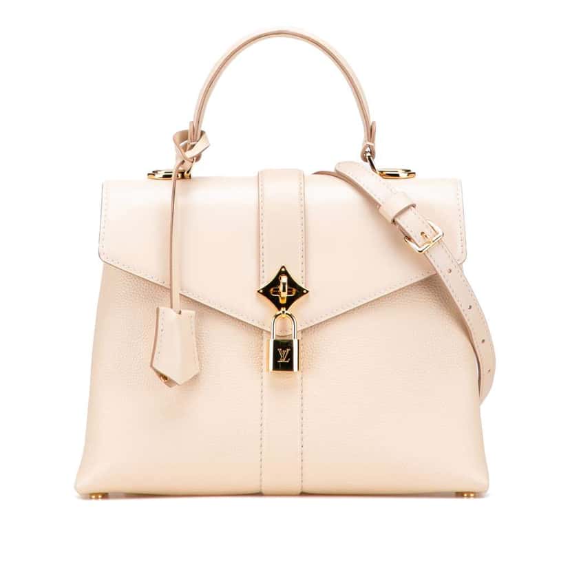Louis Vuitton Grained Smooth Calfskin Rose Des Vents PM Brown Leather Good condition - Front View