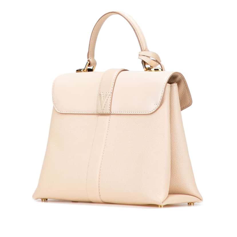 Louis Vuitton Grained Smooth Calfskin Rose Des Vents PM Brown Leather Good condition - Back View