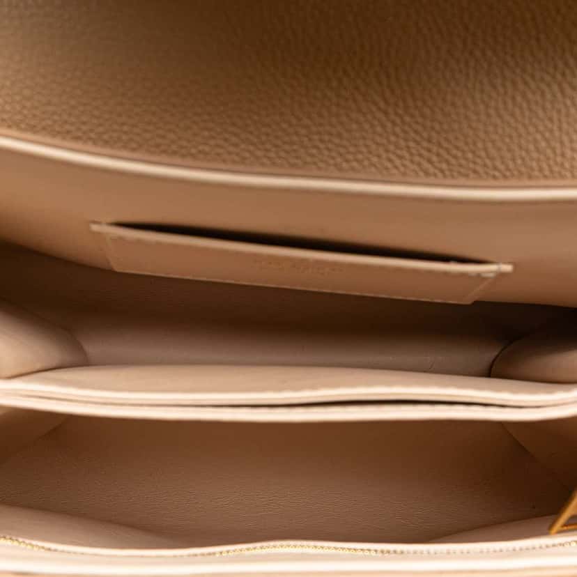 Louis Vuitton Grained Smooth Calfskin Rose Des Vents PM Brown Leather Good condition - Model View