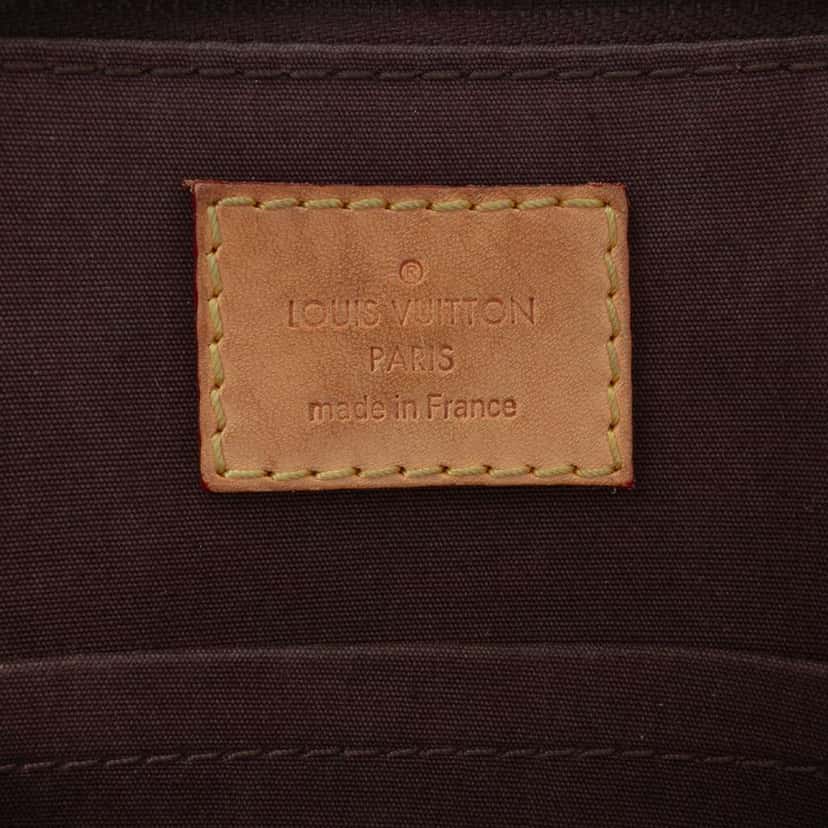 Louis Vuitton Monogram Vernis Alma BB Purple Leather Good condition - Box View