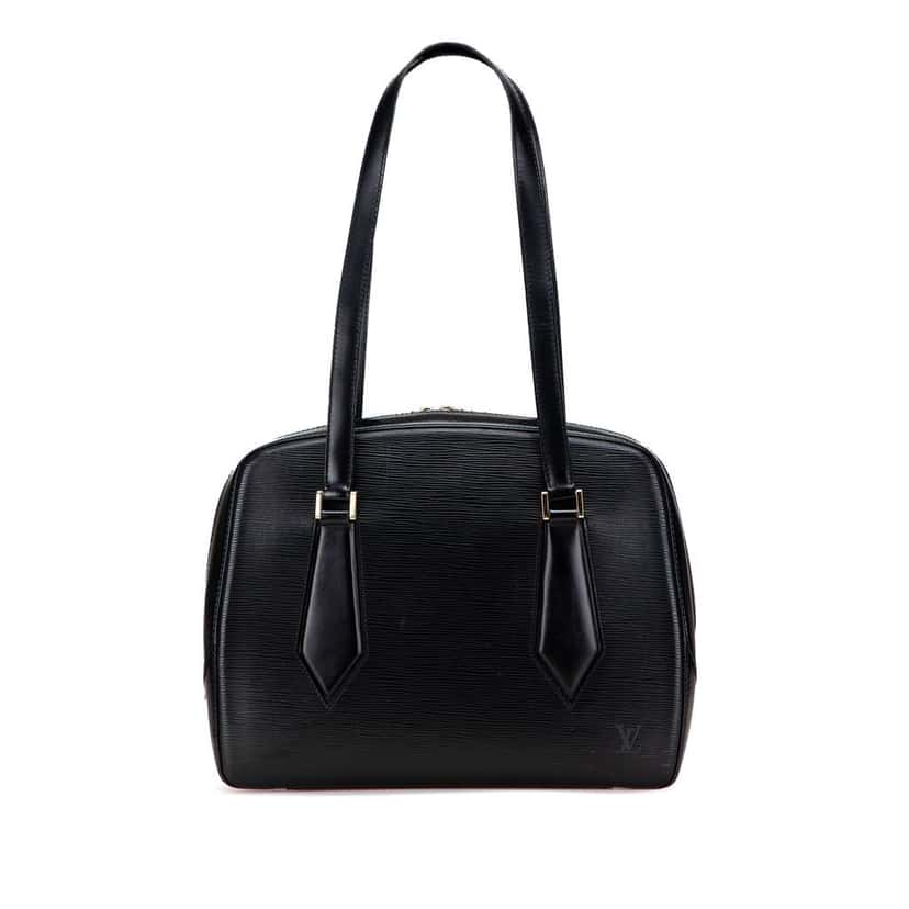 Louis Vuitton Epi Voltaire Black Leather Good condition - Front View