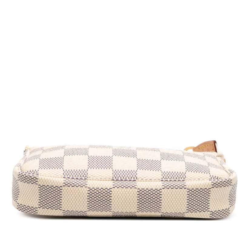 Louis Vuitton Damier Azur Mini Pochette Accessoires White Good condition - Inside View