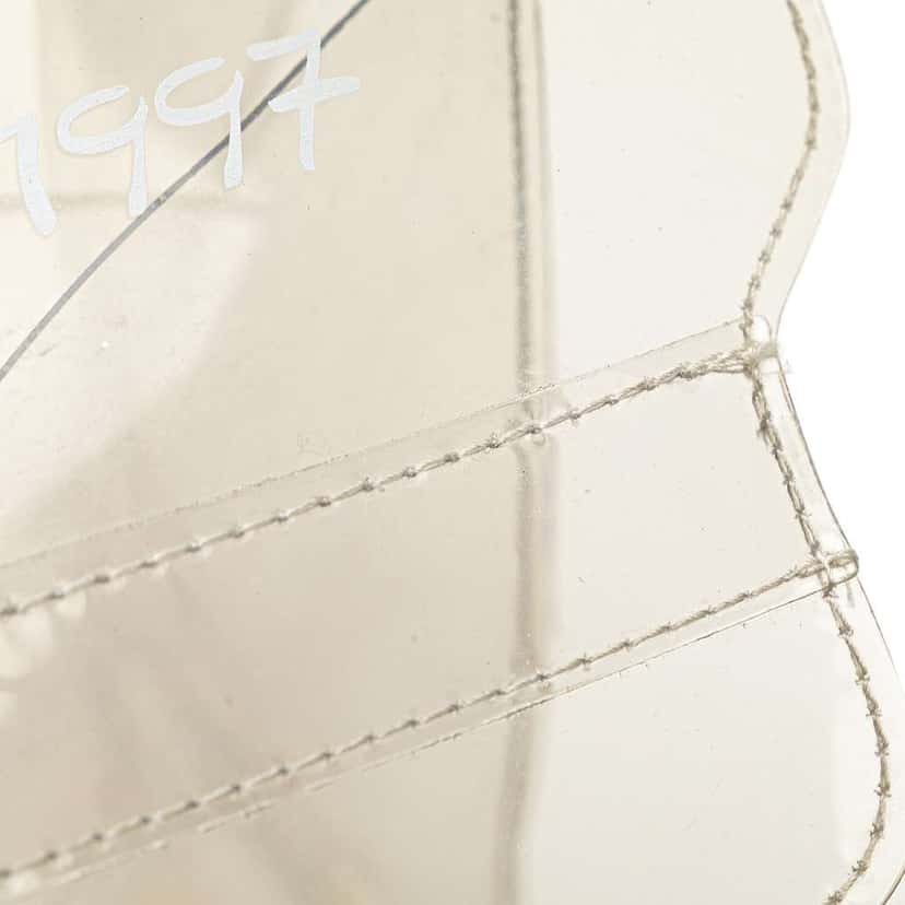 Hermès Vinyl Souvenir De L Exposition Kelly Handbag White Good condition - Box View