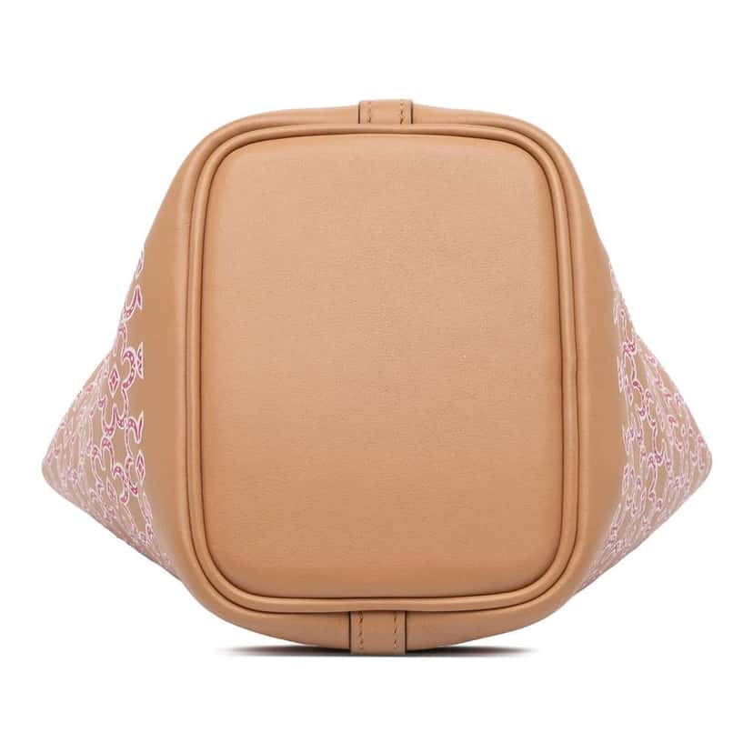 Hermès Micro Swift Lucky Daisy Picotin Lock 14 Brown Leather Good condition - Inside View