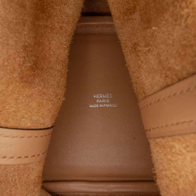 Hermès Micro Swift Lucky Daisy Picotin Lock 14 Brown Leather Good condition - Box View