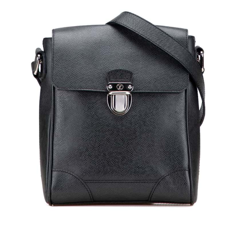 Louis Vuitton Taiga Luca Black Leather Good condition - Front View