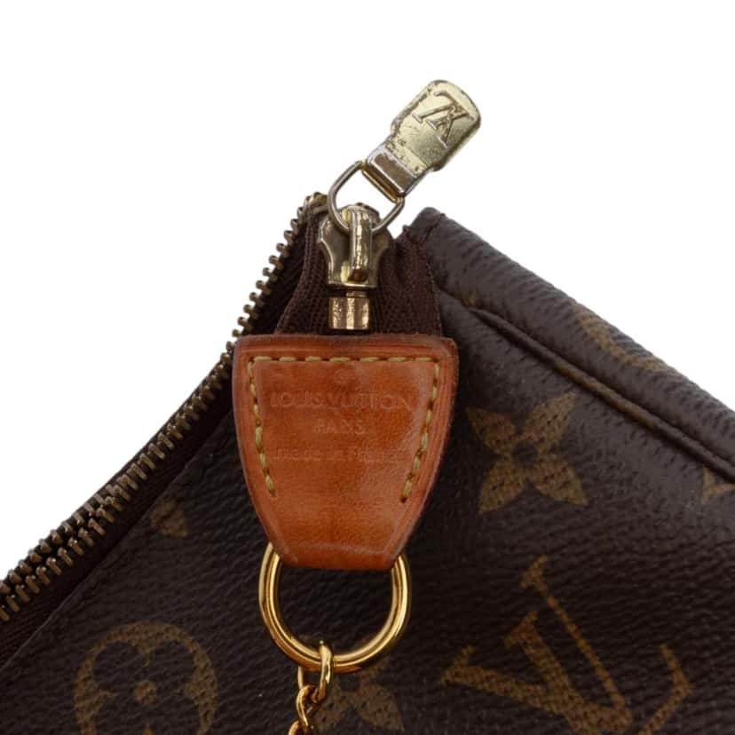 Louis Vuitton Monogram Mini Pochette Accessoires Brown Canvas Good condition - Box View