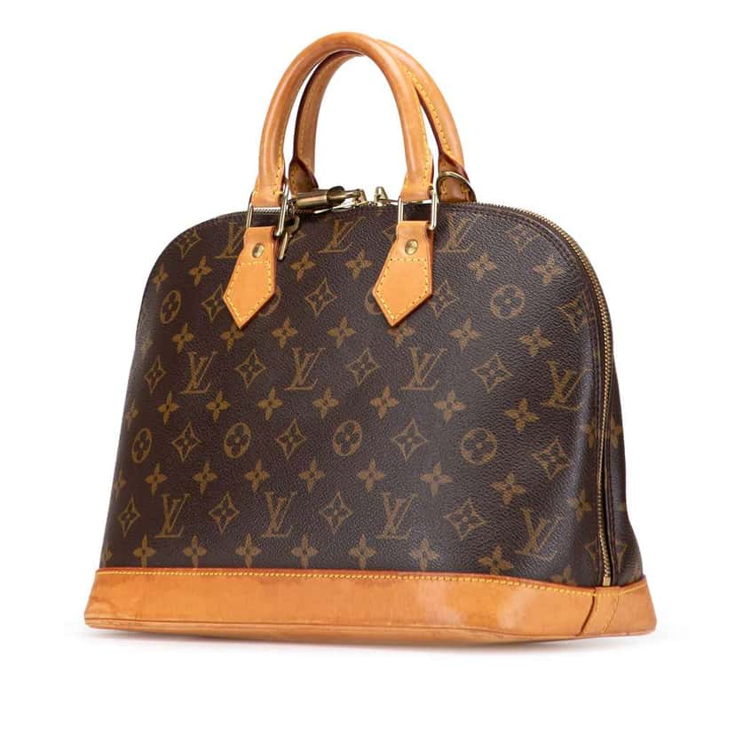 Louis Vuitton Monogram Alma PM Brown Good condition - Back View