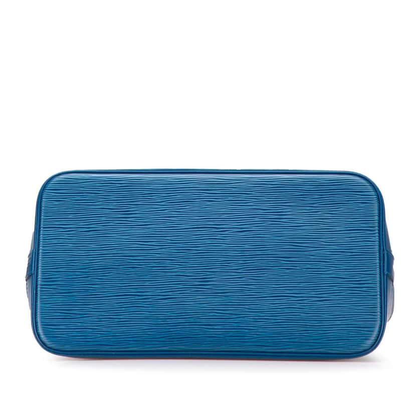Louis Vuitton Epi Alma PM Blue Leather Good condition - Inside View