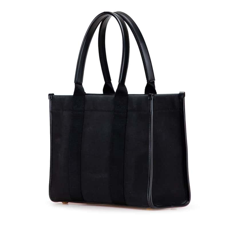 Balenciaga Small Canvas Hardware Tote Black Canvas Good condition - Back View
