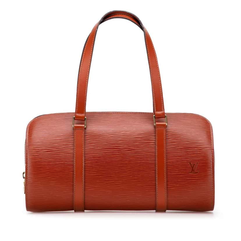 Louis Vuitton Epi Soufflot Brown Leather Good condition - Front View