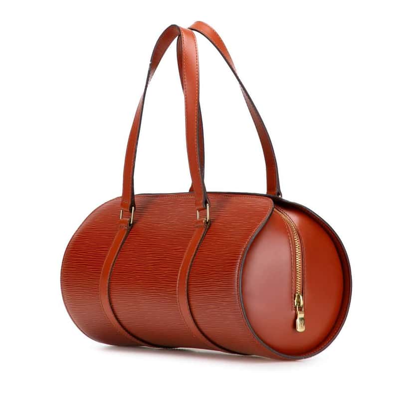 Louis Vuitton Epi Soufflot Brown Leather Good condition - Back View