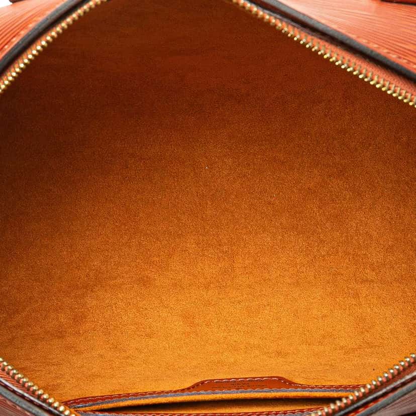 Louis Vuitton Epi Soufflot Brown Leather Good condition - Model View