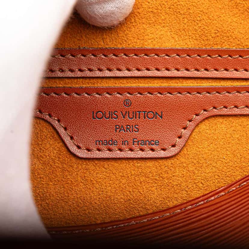 Louis Vuitton Epi Soufflot Brown Leather Good condition - Box View