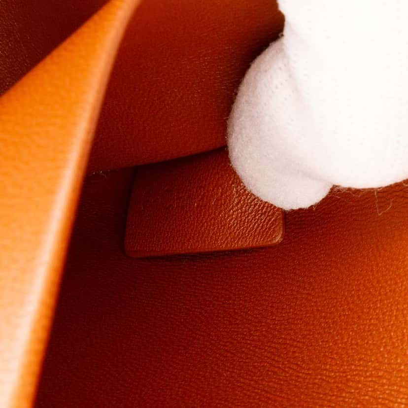 Celine Shiny Calfskin Claude Shoulder Bag Brown Leather Good condition - Box View
