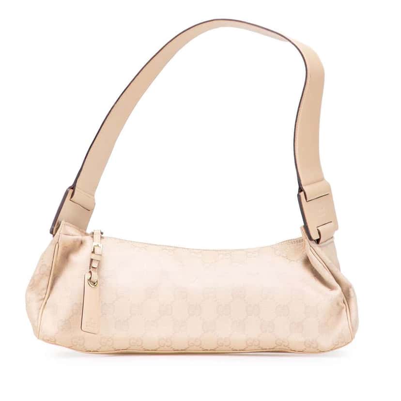 Gucci GG Canvas Shoulder Bag Brown Canvas Good condition - Front View