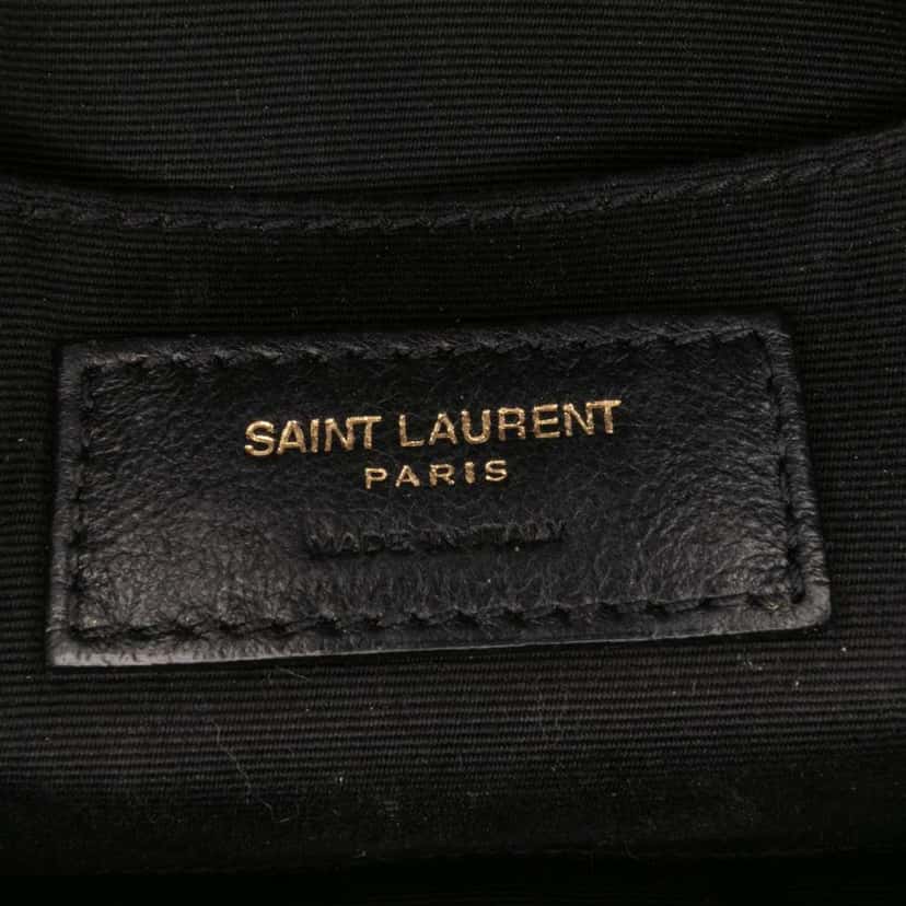 Saint Laurent Matelasse Leather Monogram Lou Camera Bag Brown Leather Good condition - Box View