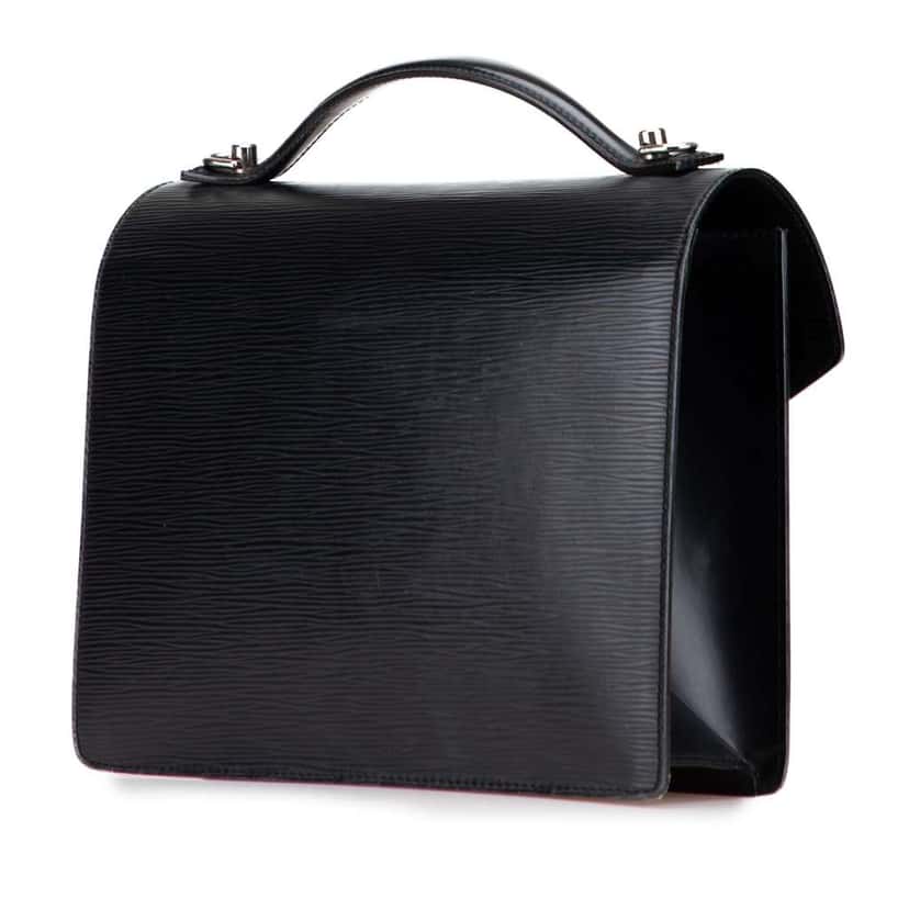 Louis Vuitton Epi Monceau 28 Black Leather Good condition - Back View