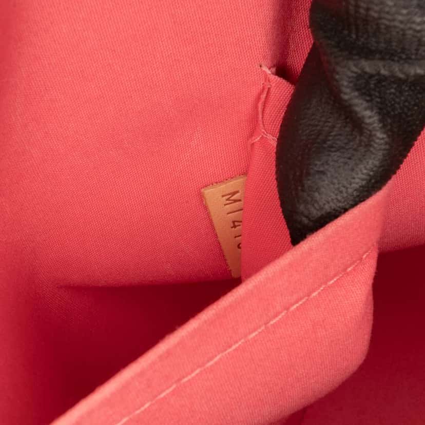 Louis Vuitton Monogram Vernis Alma PM Orange Leather Good condition - Box View