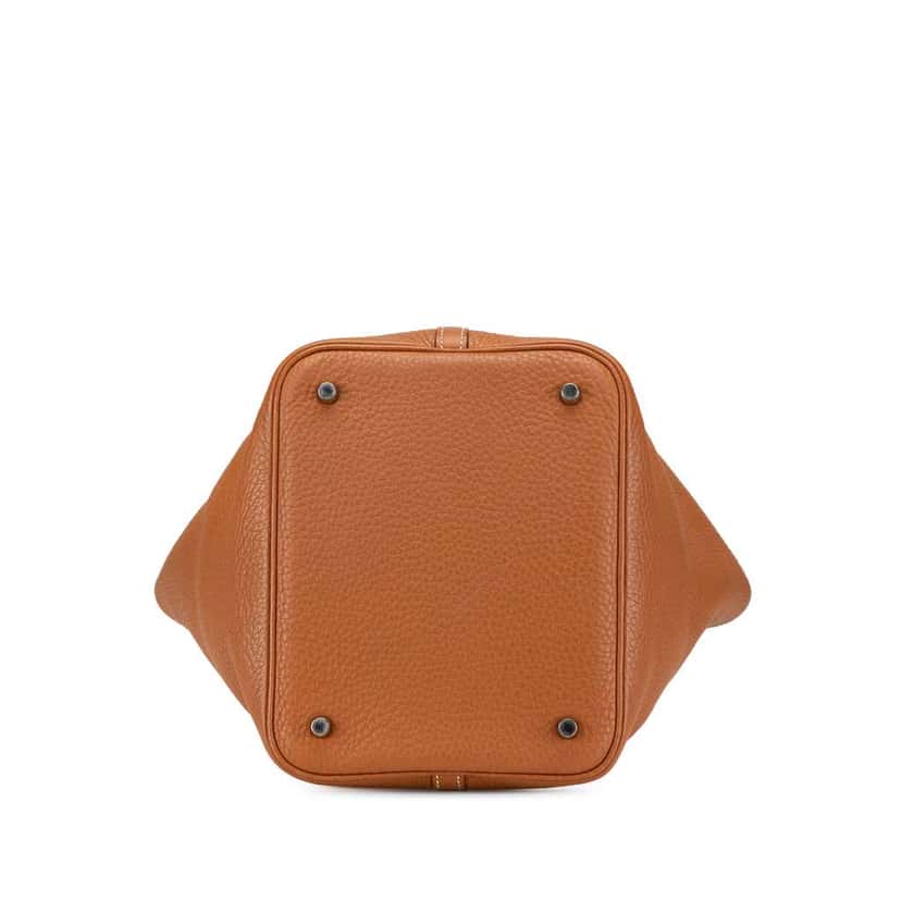 Hermès Clemence Picotin 22 Brown Leather Very good condition - Inside View