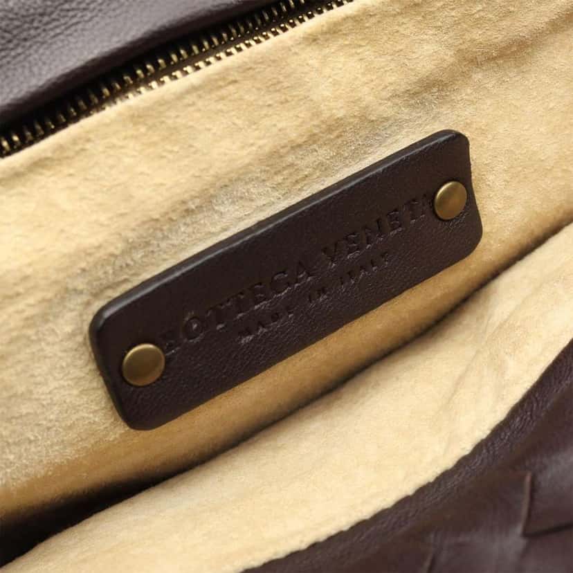 Bottega Veneta Nappa Intrecciato Bucket Bag Brown Leather Good condition - Box View