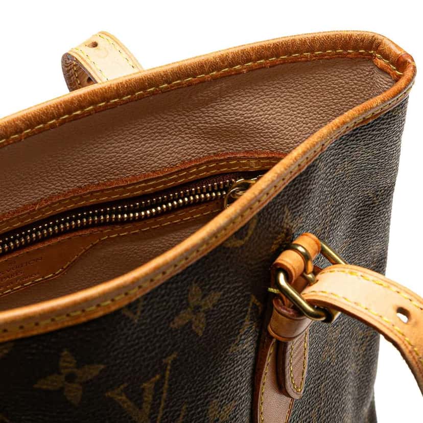 Louis Vuitton Monogram Petit Bucket Brown Good condition - Model View