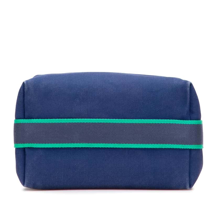 Hermès Small Canvas Bride A Brac Blue Canvas Very good condition - Inside View