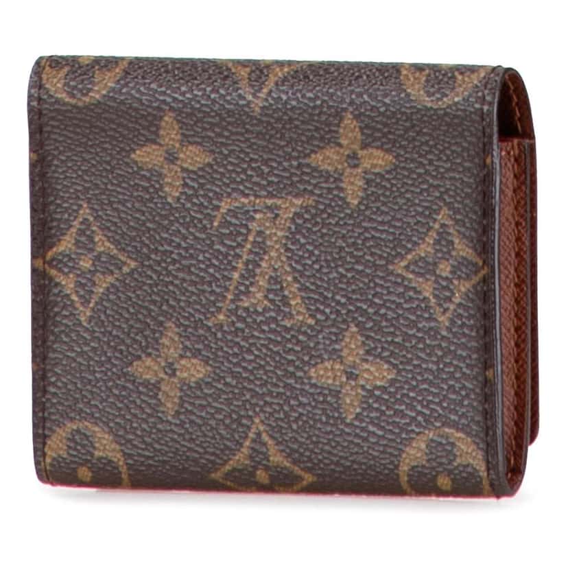 Louis Vuitton Monogram Envelope Business Card Holder Brown Good condition - Back View