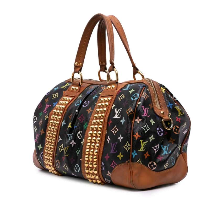 Louis Vuitton Monogram Multicolore Courtney MM Black Canvas Fair condition - Back View