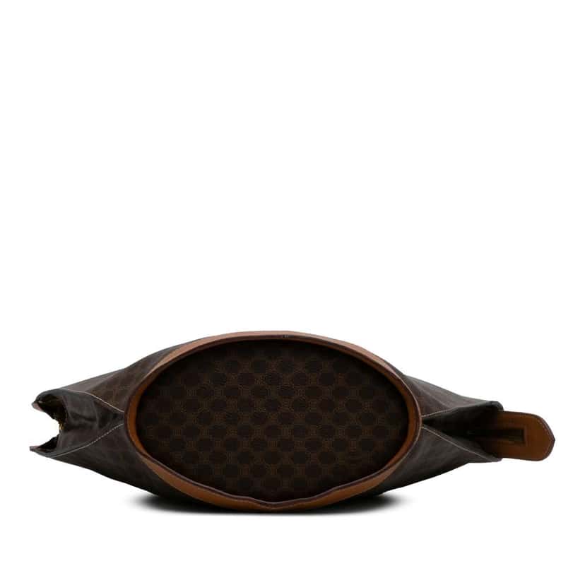 Celine Macadam Coated Canvas Shoulder Bag Brown Canvas Good condition - Inside View