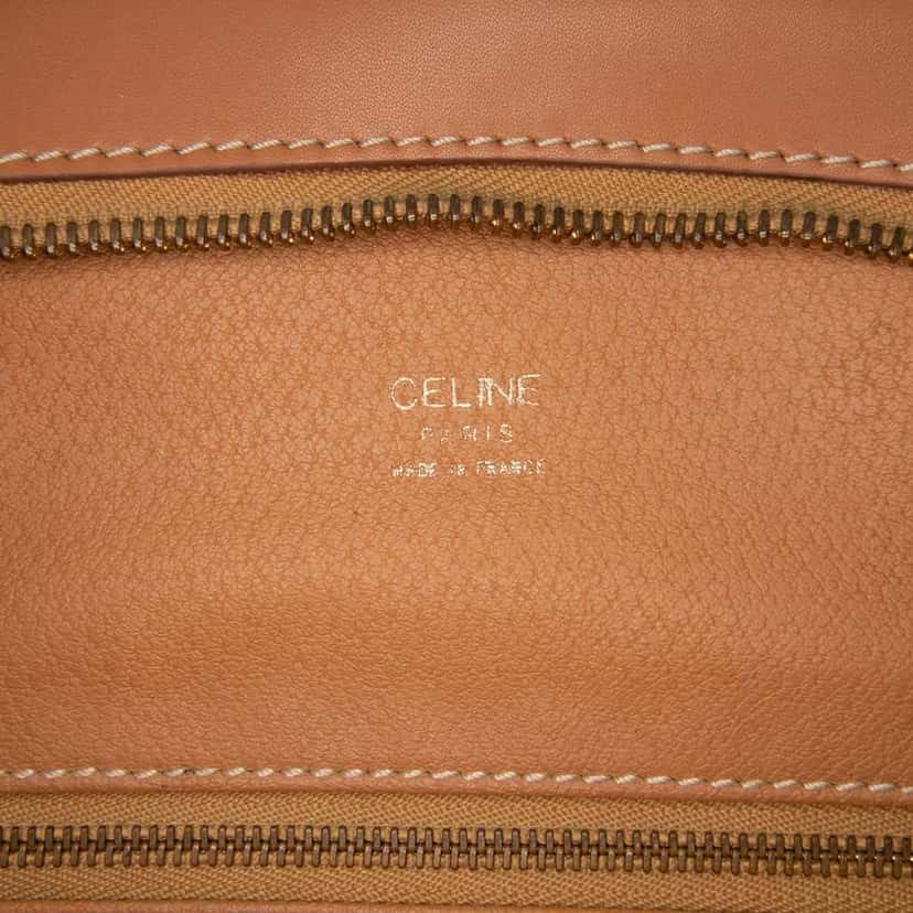 Celine Macadam Coated Canvas Shoulder Bag Brown Canvas Good condition - Box View