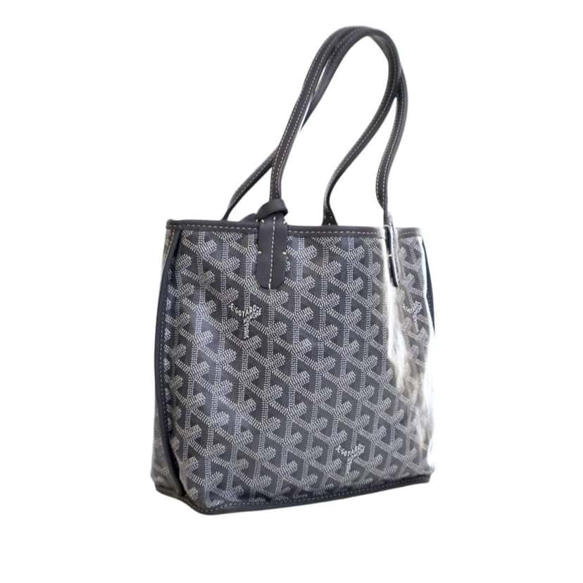 Goyard Mini Goyardine Reversible Anjou Grey Canvas Good condition - Inside View