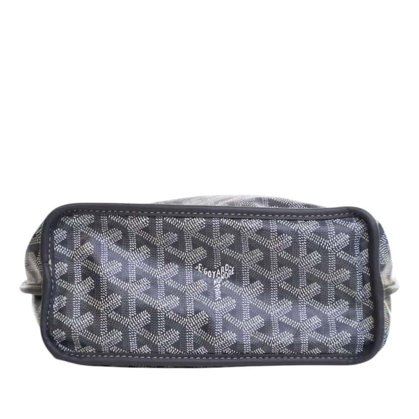 Goyard Mini Goyardine Reversible Anjou Grey Canvas Good condition - Box View