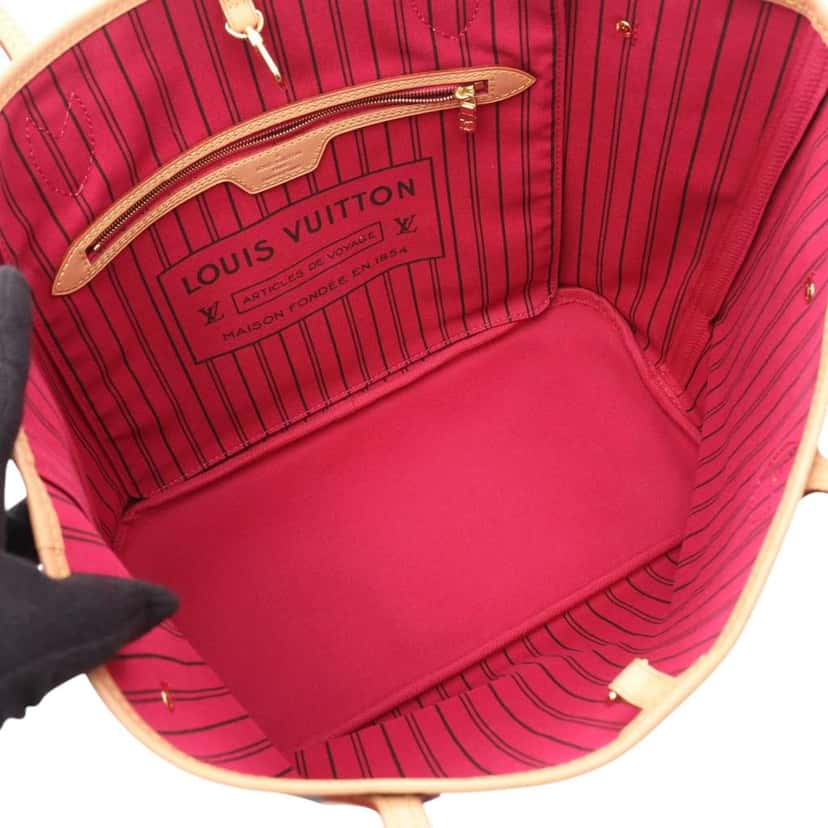 Louis Vuitton Monogram Neverfull MM Brown Good condition - Inside View