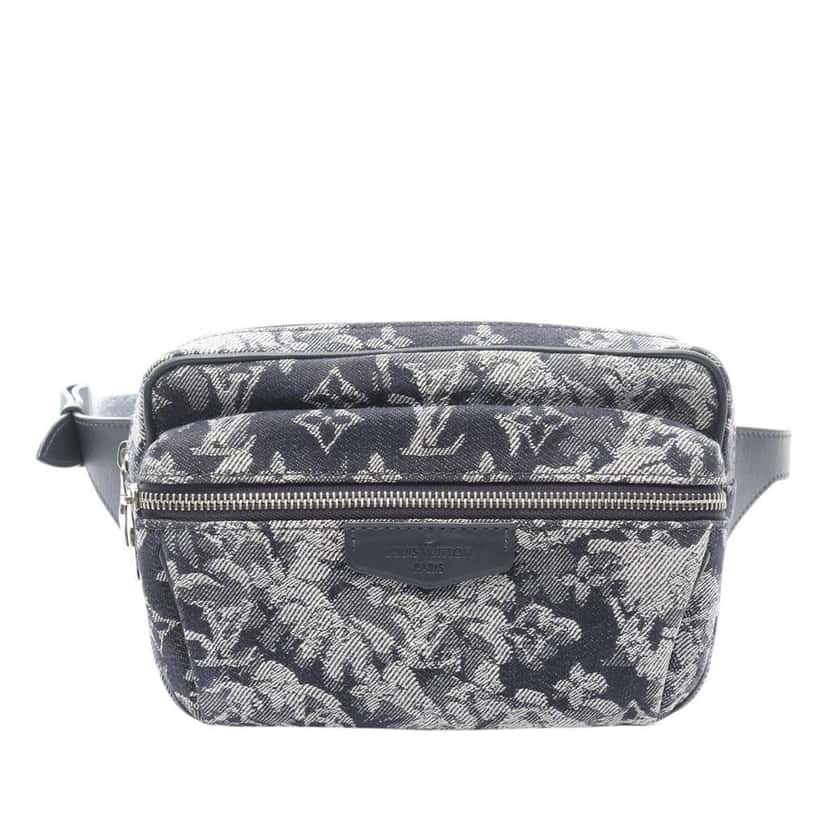 Louis Vuitton Monogram Tapestry Outdoor Bumbag Blue Canvas Good condition - Front View
