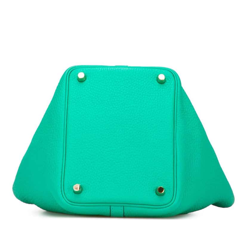 Hermès Clemence Picotin Lock 18 Green Leather Good condition - Inside View