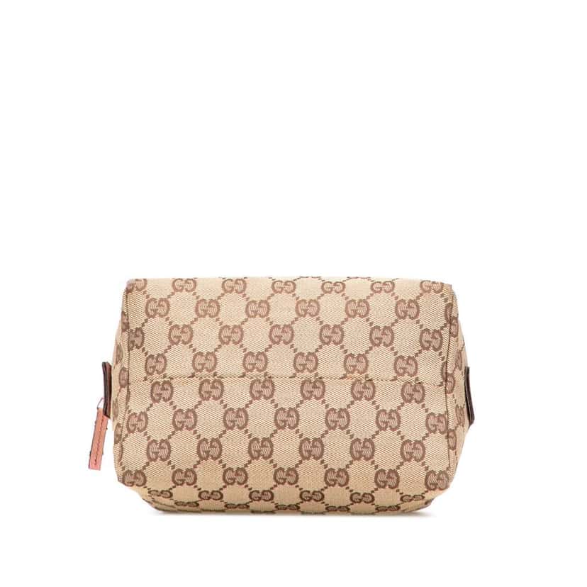 Gucci Mini GG Canvas Balthus Tofu Bag Brown Canvas Good condition - Inside View