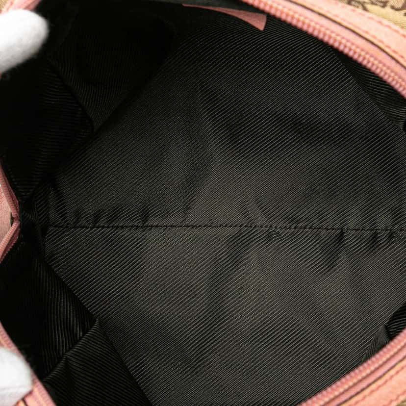 Gucci Mini GG Canvas Balthus Tofu Bag Brown Canvas Good condition - Model View