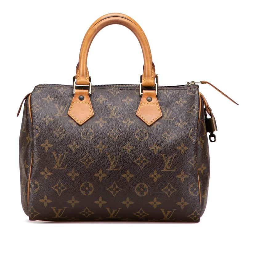 Louis Vuitton Monogram Speedy 25 Brown Good condition - Front View